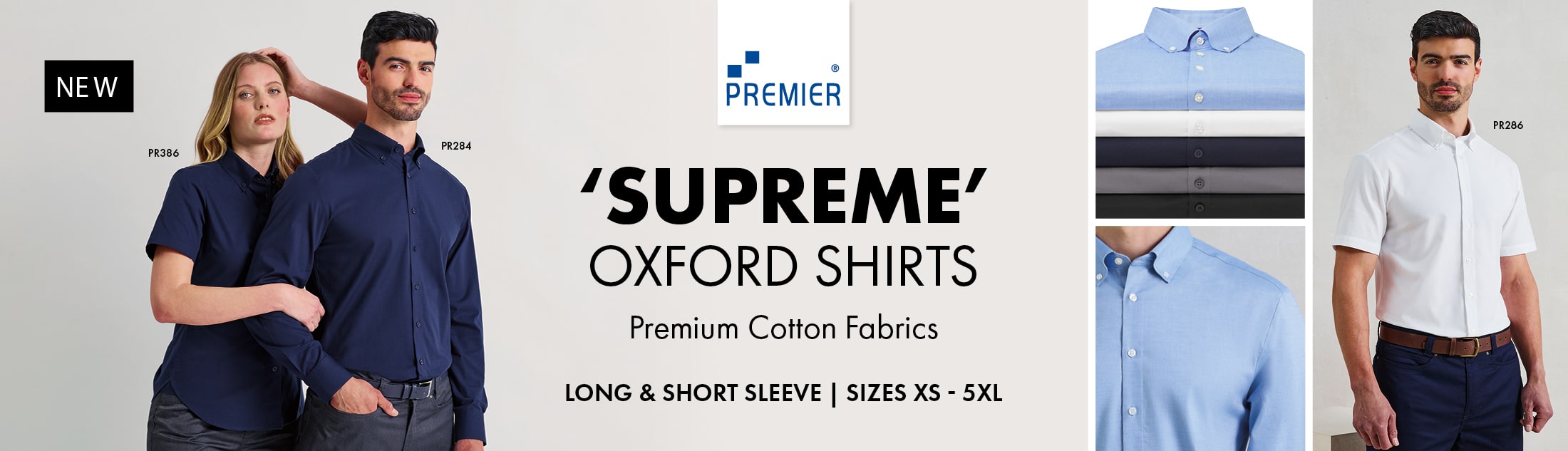 NEW Premier 'Supreme' Oxford Shirts